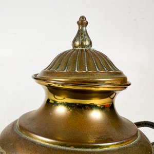 Centro de cobre Pratelli con tapa y asas, 20 cm de diámetro - imagen 4