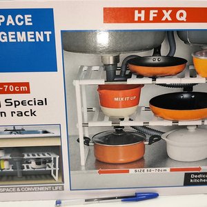 Estantería Organizador de Cocina HFXQ 70x50cm, Nueva en Caja - imagen 3