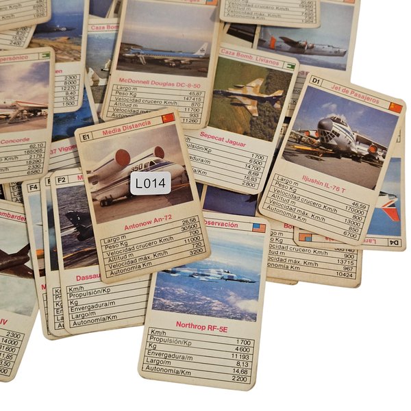 Gran lote de cartas de aviones: Colección de tarjetas aeronáuticas - imagen 4