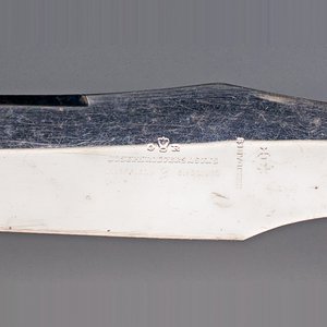Juego de Cubiertos para Servir con Tenedor Trinchante y Cuchillo, Mangos Blancos - imagen 5