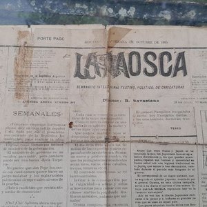 Periódico "La Mosca" de Octubre de 1905 - Prensa Satírica Uruguaya - imagen 3
