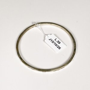 Pulsera Esclava de Plata 925 con Grabados - imagen 1
