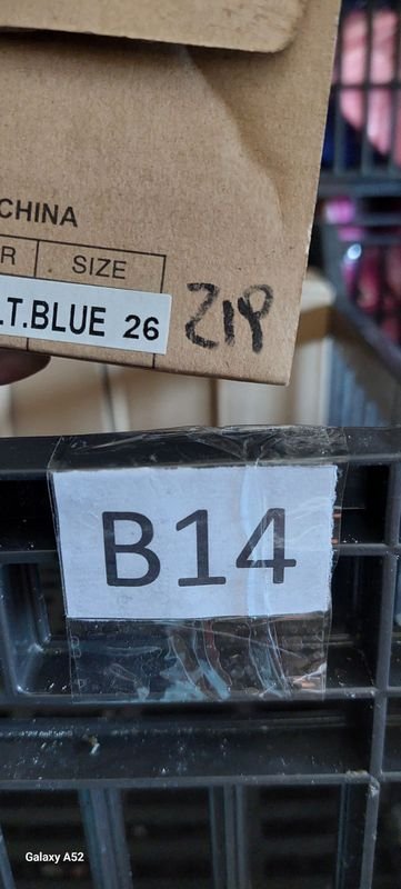 Zapatillas de tela azul y blanca para hombre - imagen 5