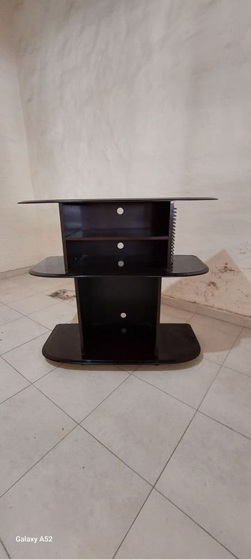 Rack de TV en MDF negro para televisor - imagen 6