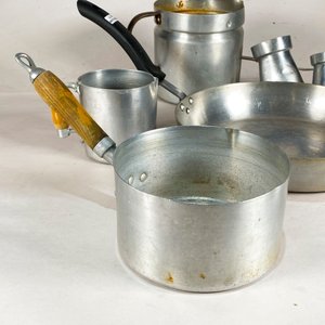 Set de 6 Piezas de Aluminio: Hervidor, Olla, Sartén y Más - imagen 2