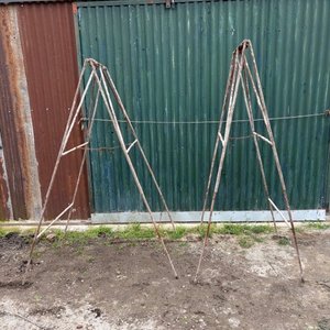 Par de Caballetes Metálicos Grandes para Tareas Pesadas - imagen 3