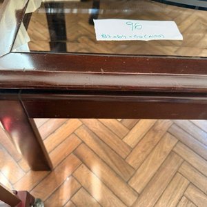 Mesa de Living con Vidrio y Estante Inferior - imagen 3