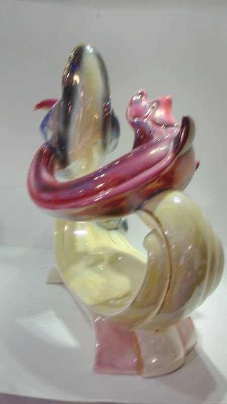 Pieza de Porcelana Opalizada de gran Tamaño y Diseño Único - imagen 4