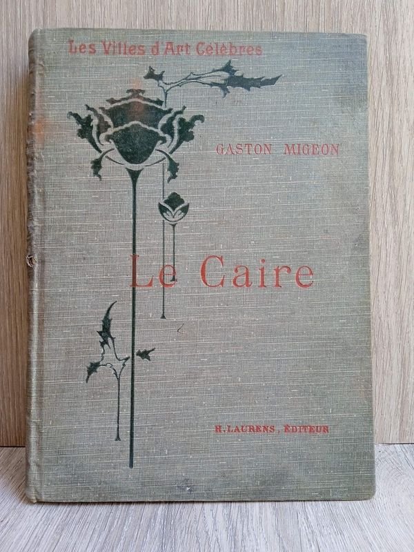 Libro antiguo en francés con ilustraciones de El Cairo - imagen 1