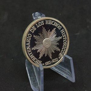 Moneda Conmemorativa Uruguay 50 Pesos 2011 Bicentenario Plata PROOF - imagen 6
