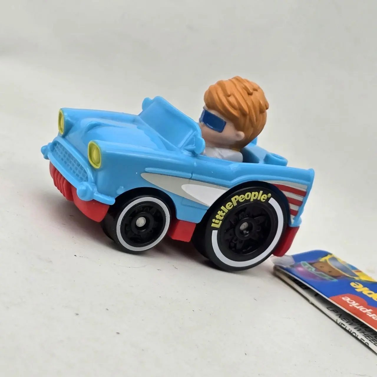 Auto Azul Little People Fischer Price con Muñeco