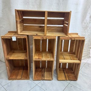 4 Cajones de Madera Rústicos para Huevos o Almacenamiento - imagen 2