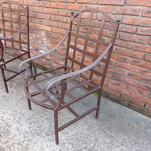 Sillones de Exterior de Aluminio con Reposabrazos Desoldado - imagen 5