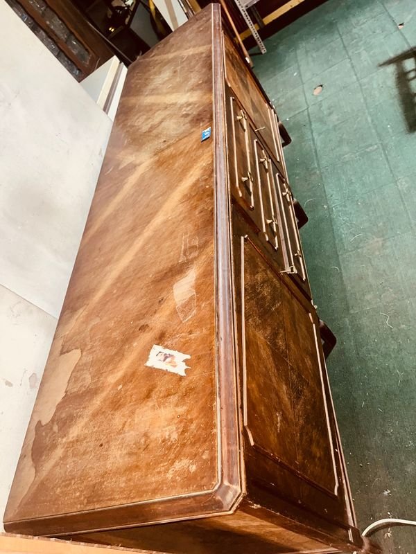 Bargueño americano antiguo de madera - imagen 5
