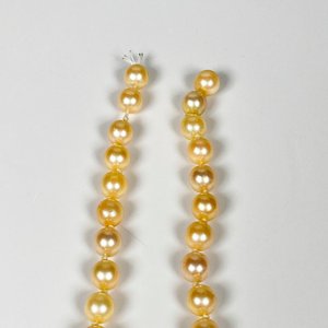 Collar de Perlas de Cultivo Doradas - imagen 4