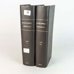 Lote siguiente: 2 Tomos Enciclopedia Uruguaya Tapa Dura
