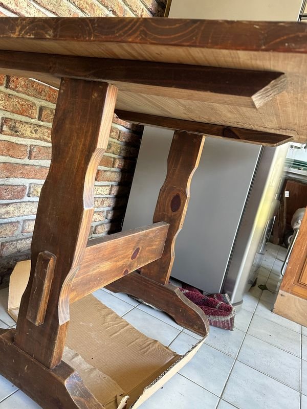 Mesa macisa para repintar, en buen estado - imagen 5