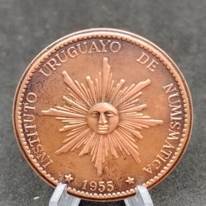 Medalla Conmemorativa Instituto Uruguayo de Numismática 1955-2005 - imagen 2
