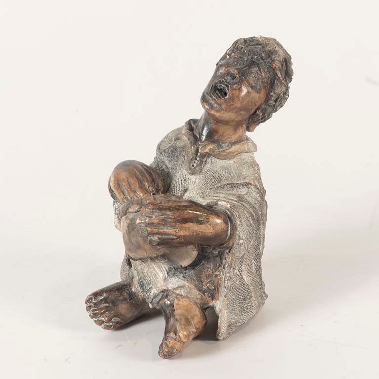 Lote siguiente: Figura de músico firmada por Esquivel