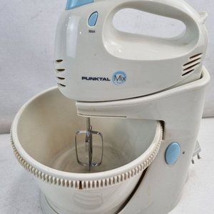 Batidora de Pie Punktal Mix Beige y Azul con Bowl y Accesorios - imagen 2