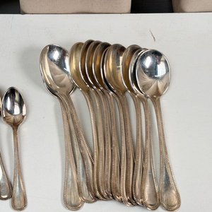 Gran Juego de Cubiertos Christofle de Metal Plateado - imagen 14