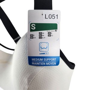 Corpiño Deportivo Blanco Talle S con Detalles - imagen 4