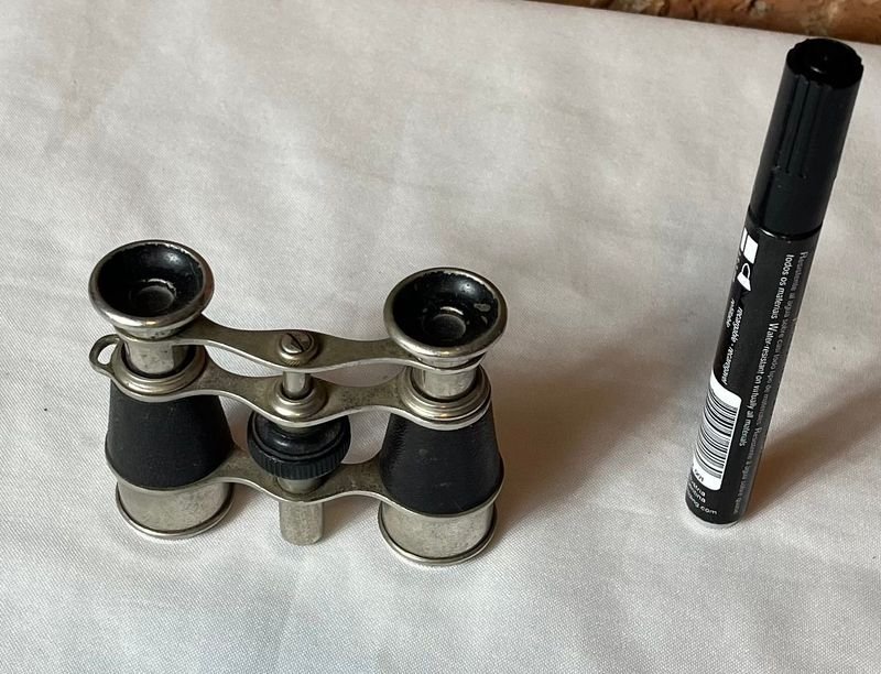 Binoculares Antiguos de Ópera con Estuche