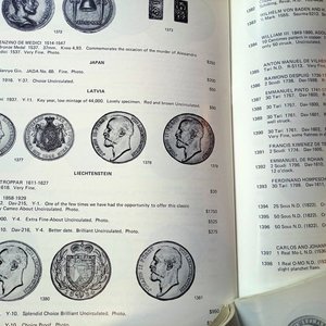 11 Catálogos de Subastas Numismáticas Americanas - Jess Peters Inc. (Años 70-80) - imagen 3
