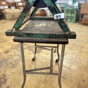 Cementadora de Vira Antigua con Carrete Metálico - imagen 2