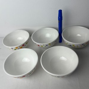 Set de 5 Cremeras de Loza con Diseño de Lunares - imagen 2