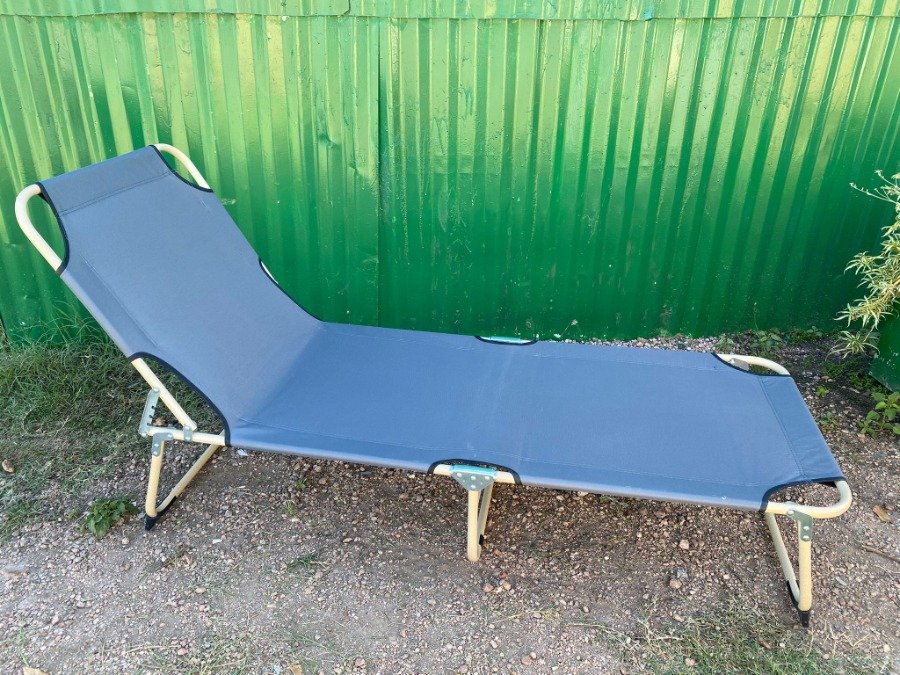 Catre de camping plegable y regulable