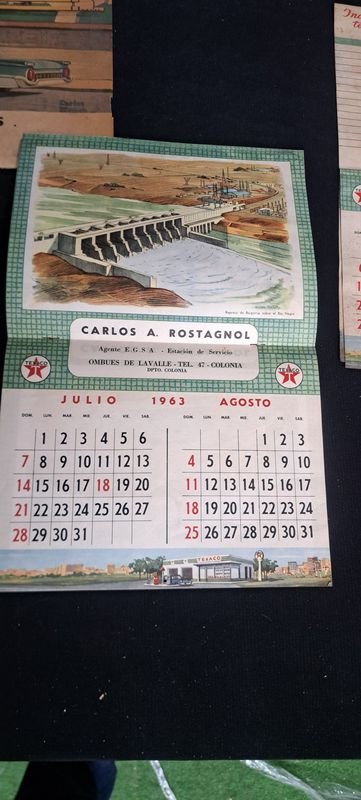 Colección de Almanáques Texaco 1963 - imagen 6
