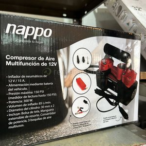 Lote anterior: Compresor de Aire Portátil Nappo 12V con Manómetro