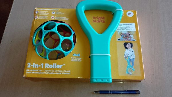 Juguete 2 en 1 para niños con rueda y pelota - imagen 1