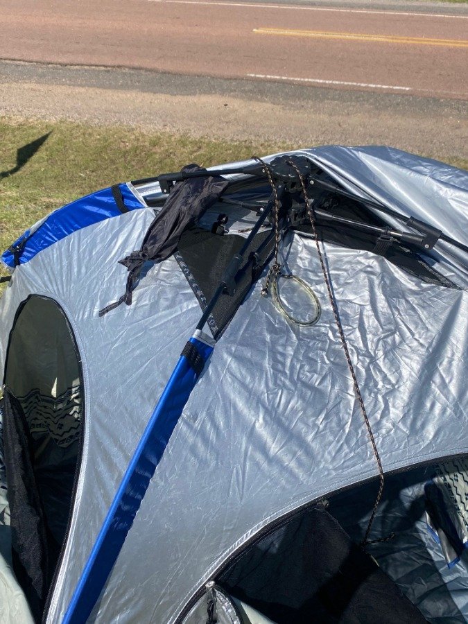 Carpa de Camping con Doble Puerta y Moquitero - imagen 6