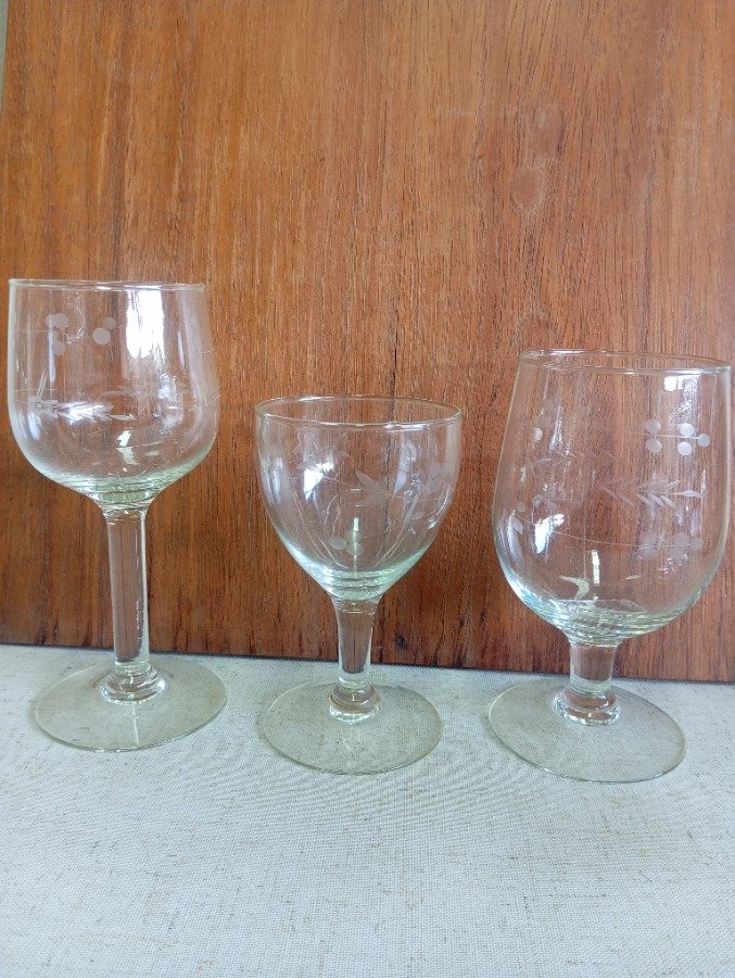 9 Copas Finales con Tallado Antiguo - imagen 4