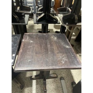 Par de Mesas Bar Cuadradas de Madera Delfino Álvarez - imagen 2
