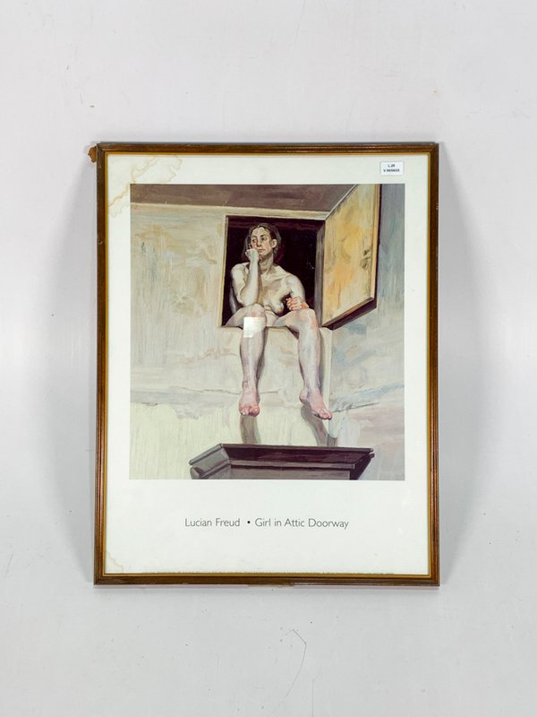 Lote siguiente: Cuadro de Lucian Freud con tema femenino