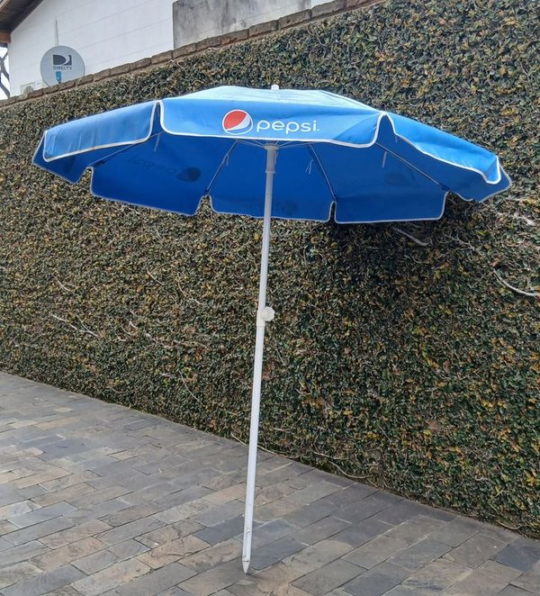 Sombrilla Publicitaria Pepsi Azul para Exterior - imagen 1