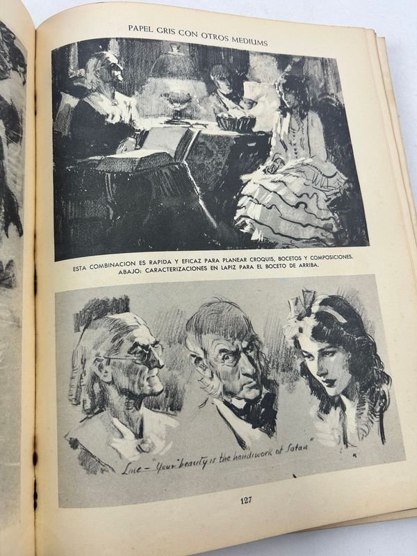Ilustración creadora por Andrew Loomis - Librería Hachette 1951 - imagen 12