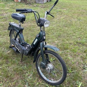 Vespa Ciao Verde en Funcionamiento con Chapa y Libreta Original - imagen 3