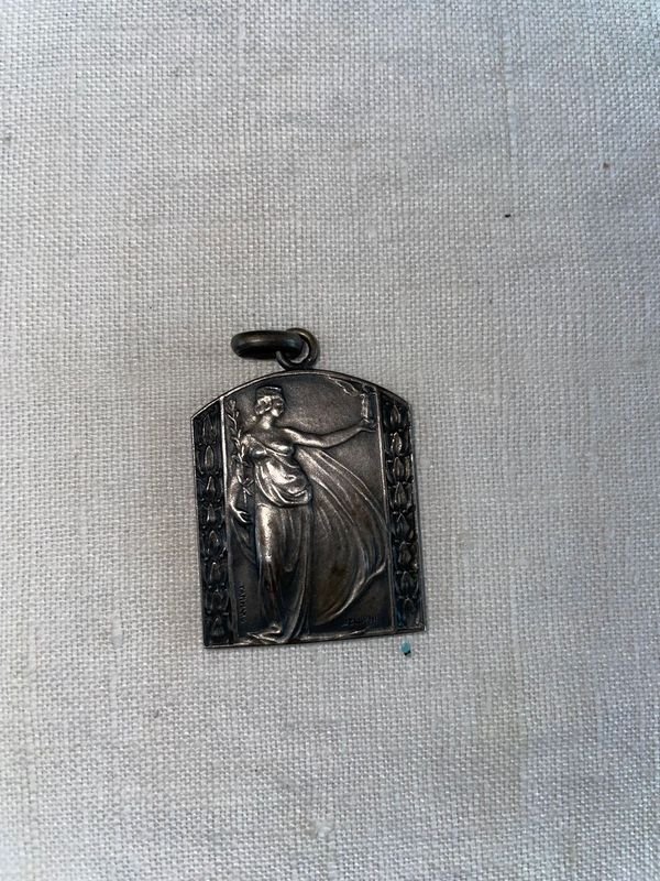 Medalla de Plata Campeonato de Ciclismo 1930 - DASSORI - imagen 1