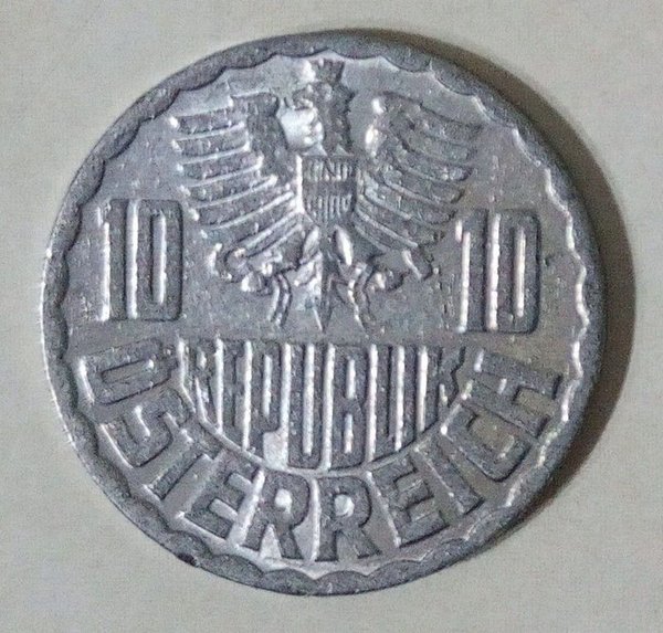 Moneda de 10 Groschen de Austria, 1977 - imagen 1