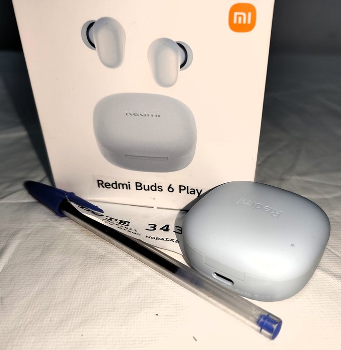 Auriculares Xiaomi Redmi Buds 6 Play Recargables Bluetooth Celeste