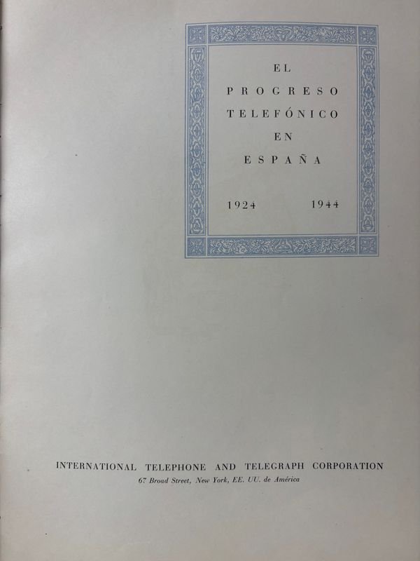 Libro Anuario de Obras Públicas en España y el Progreso Telefónico - imagen 3