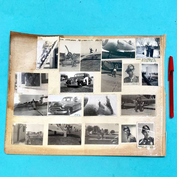 Lote de Antiguas Fotografías de Aviones de Combate y Militares en Uruguay - imagen 1