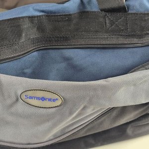 Bolso de Viaje Samsonite Azul y Gris con Ruedas - imagen 4