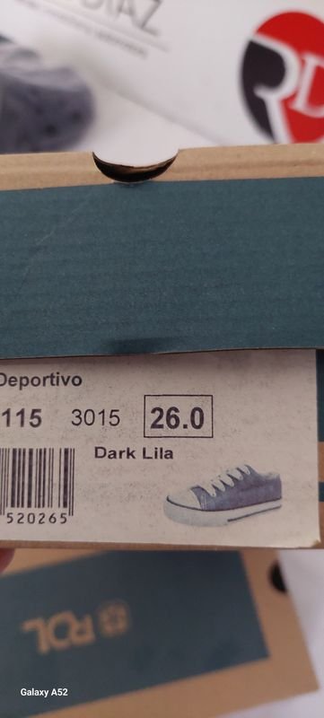 Zapatillas de color morado, tamaño 26 - imagen 3