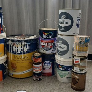 Lote de Pinturas Varias Marcas y Tamaños con Contenido - imagen 2