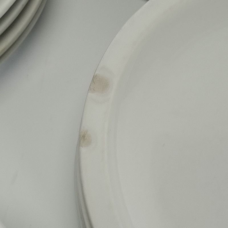 Platos de porcelana blanca para postre - imagen 4
